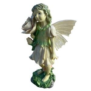 Vtg The Fairy Collection by Dezine Huntington Valley Standing Fairy with Flowers